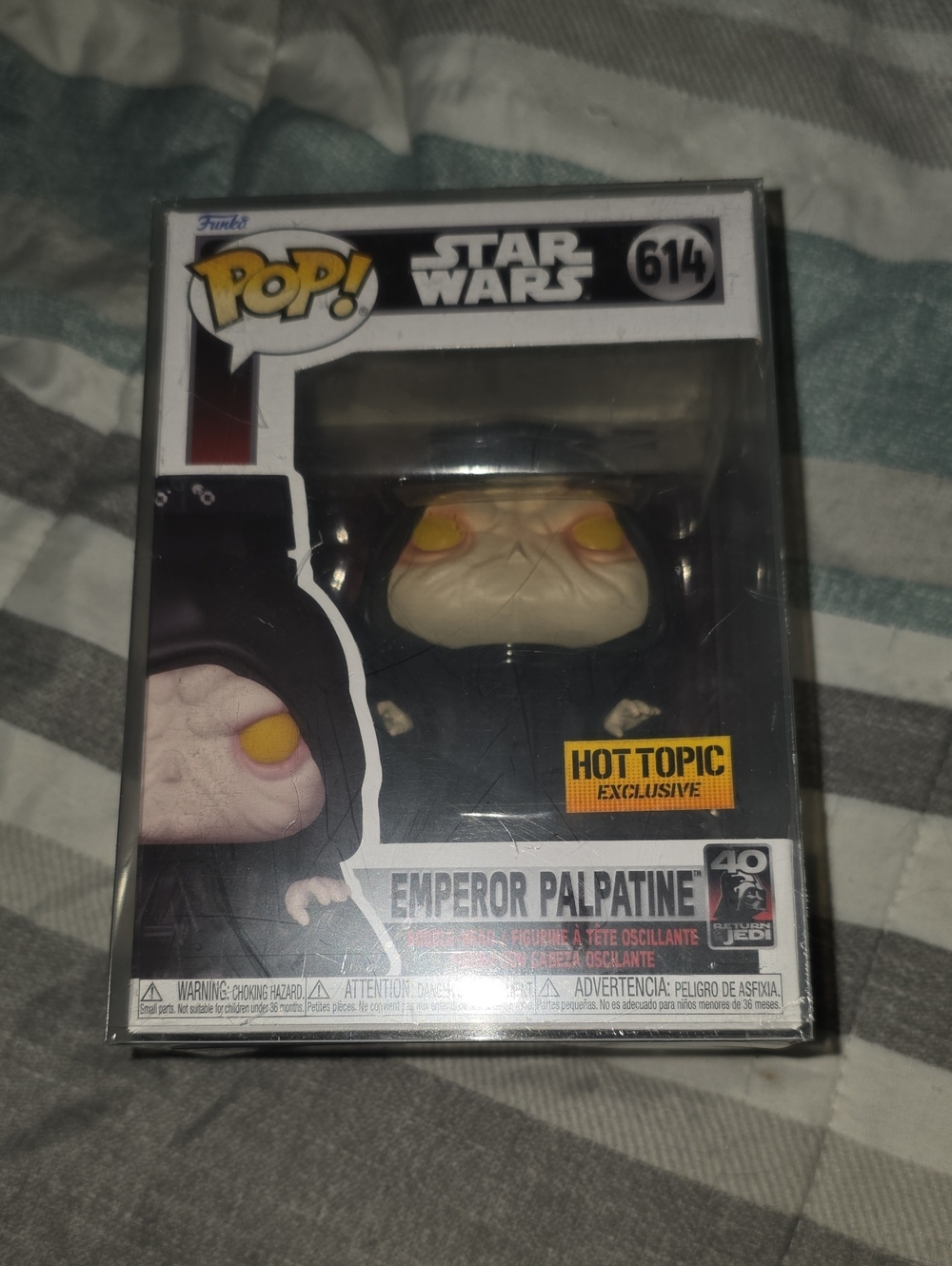 Funko Star Wars Emperor Palpatine (Black) - Hot Topic Exclusive